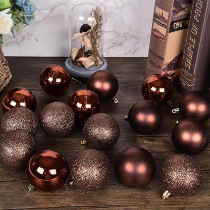 Adornos de bola de Navidad de 30 quilates, decoración de árbol de N...