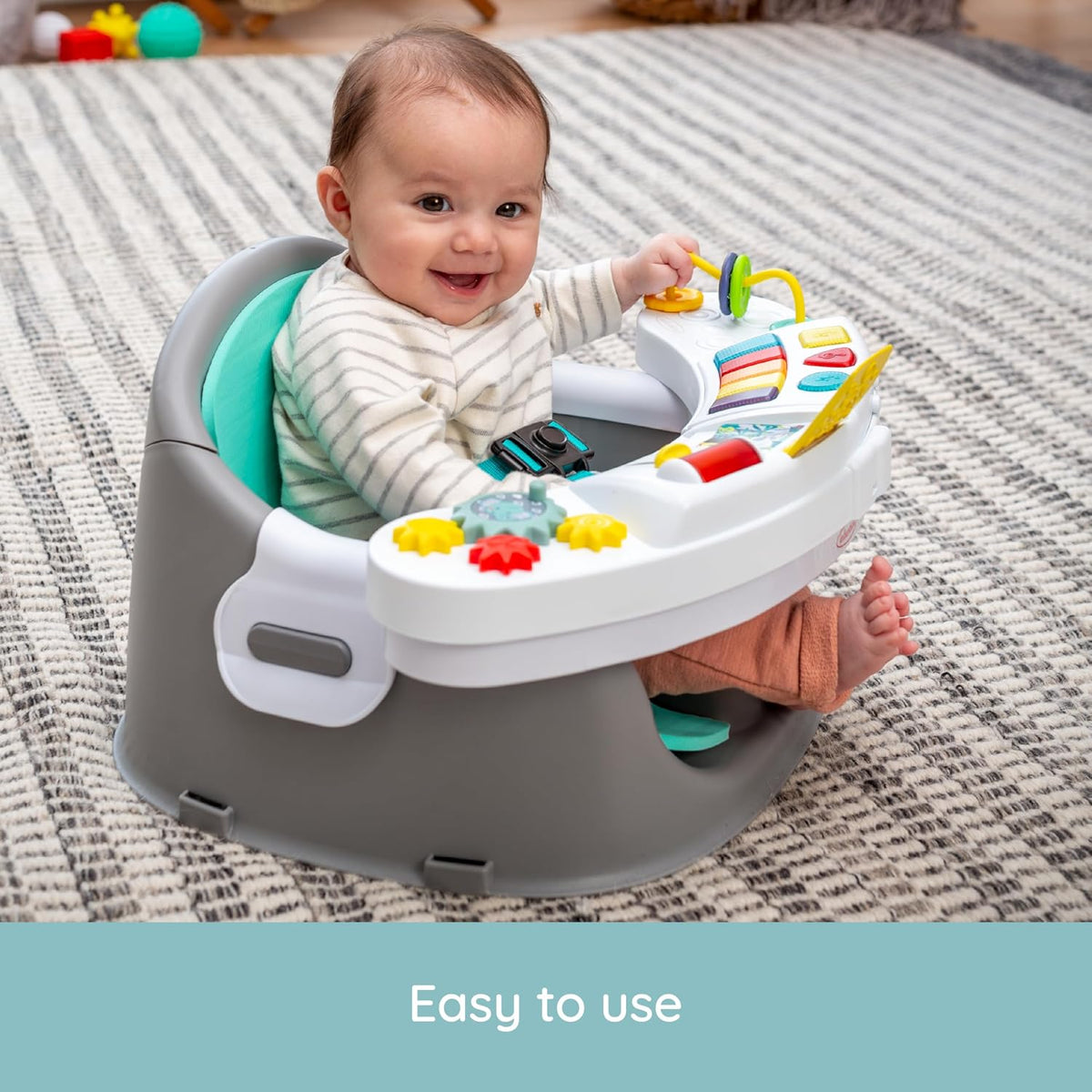Infantino Music &amp; Lights Discovery Seat &amp; Booster, 3 en 1,...
