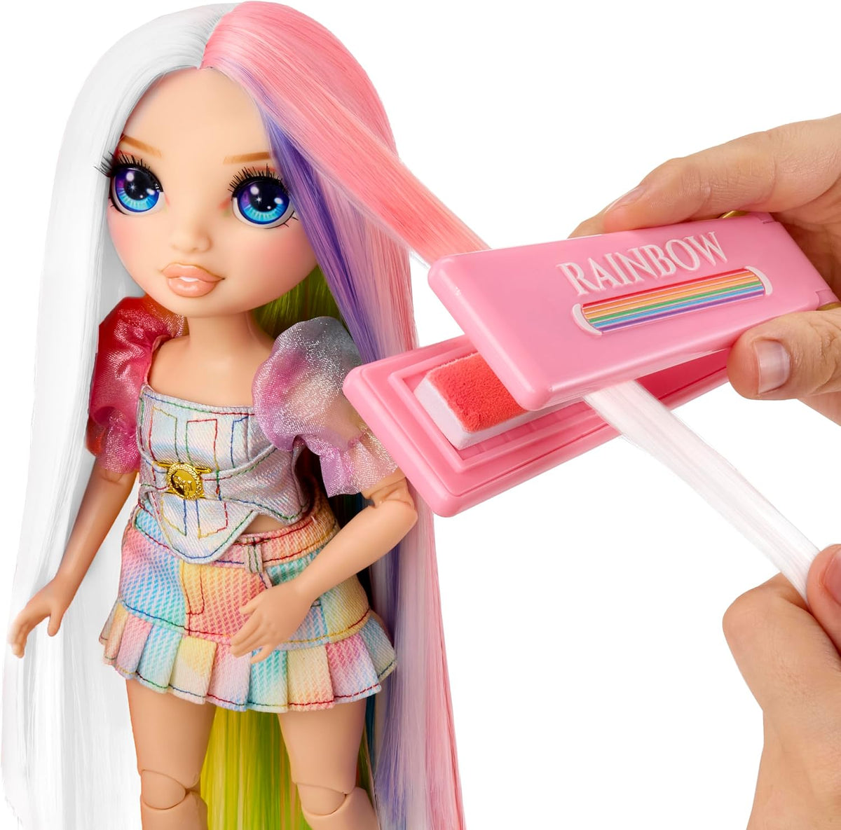 Rainbow High Amaya's Hair Studio - Crea un cabello brillante co...