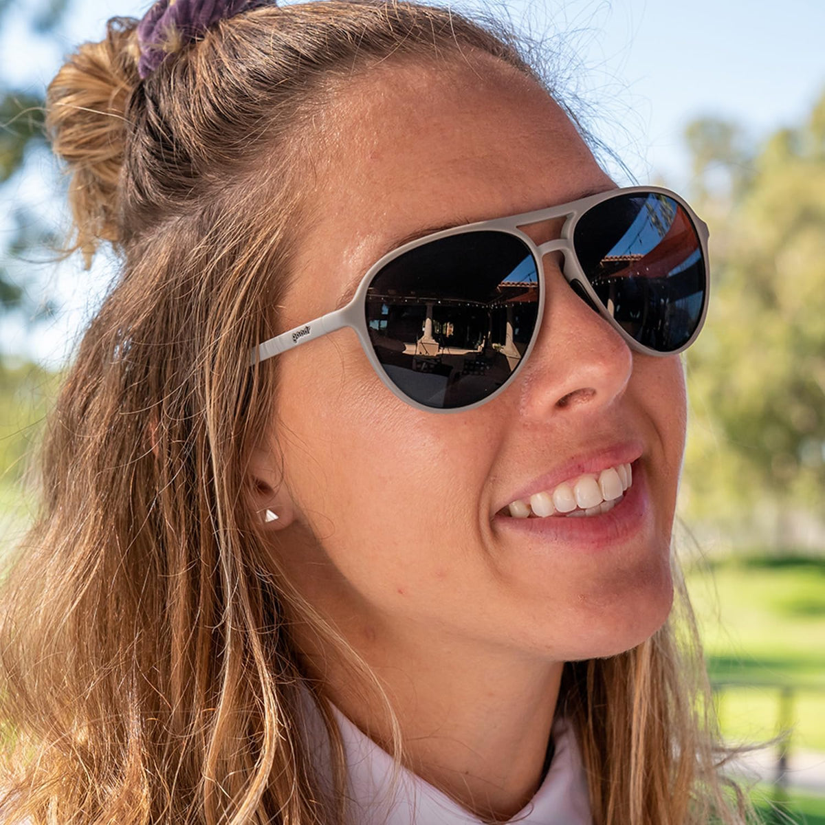goodr Gafas de sol polarizadas Mach G para mujer y hombre | Marco d...