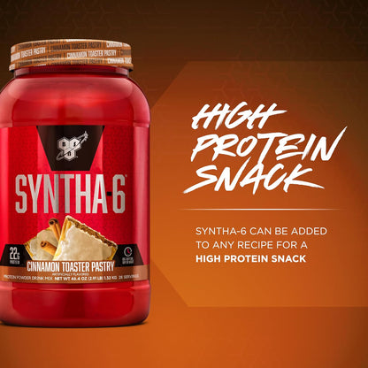 BSN SYNTHA-6 Proteína en polvo premium, pastel tostador de canela,...