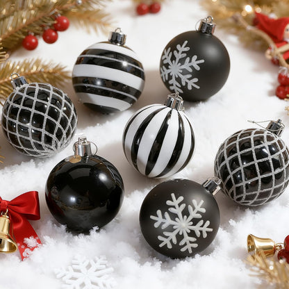 SHareconn 30 bolas de árbol de Navidad de 2.36 pulgadas, adornos en...