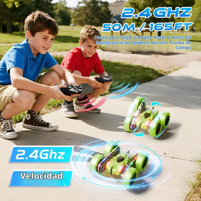 Zalneo - Auto de acrobacias con control remoto \u2013 4WD 360° Flip...