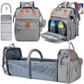 KABAQOO Mochila para pañales con estación de cambio desmontable, bo...