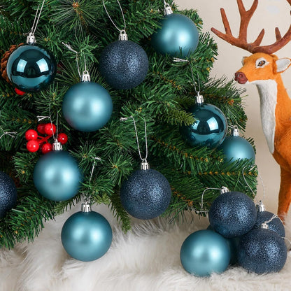 Adornos de bola de Navidad de 30 quilates, decoración de árbol de N...