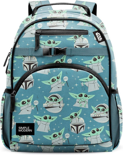 Simple Modern Mochila para niños y niñas escolares, Star Wars: Grog...