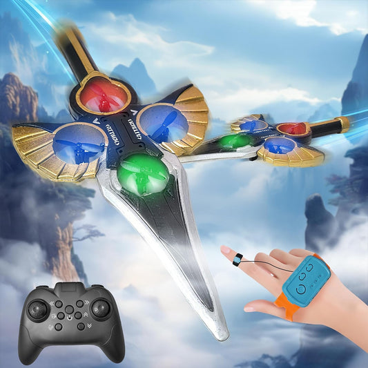 Virellia Flying Sword - Avión de control de gestos para niños y adu...