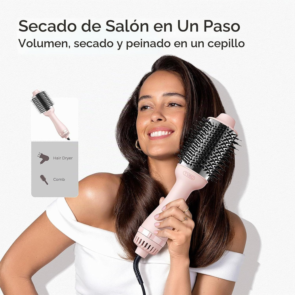 TYMO Cepillo secador de pelo, cepillo secador de pelo en uno, secad...