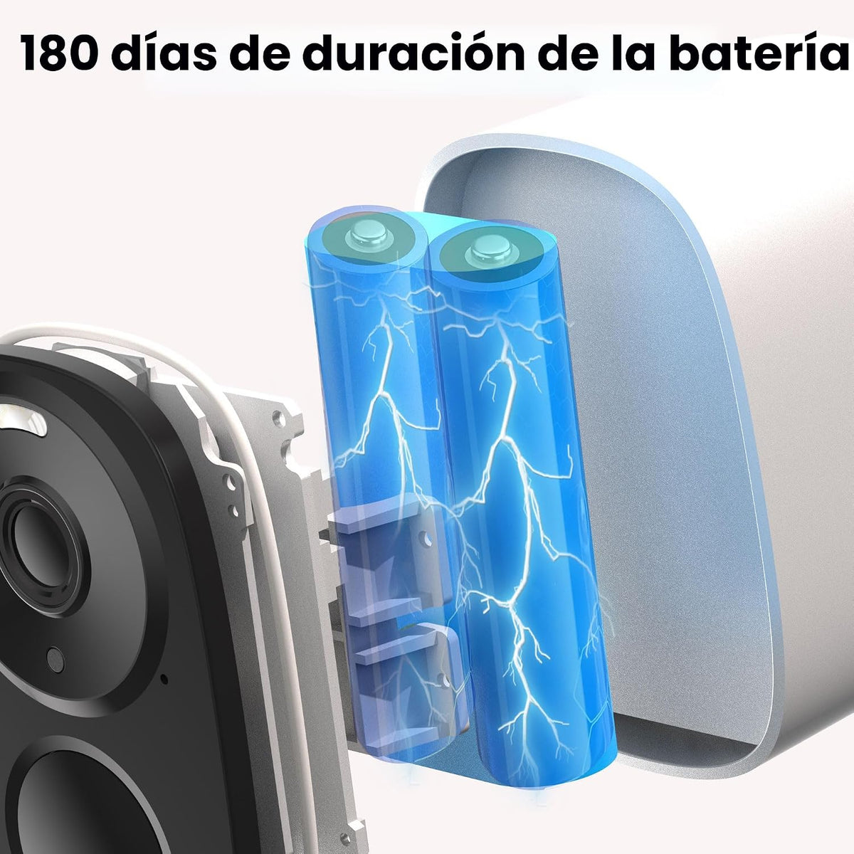 Cámaras de seguridad 2K actualizadas 2026 inalámbricas para exterio...