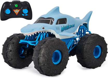 Monster Jam Camión Monster RC todo terreno Megalodon Storm | Drive...
