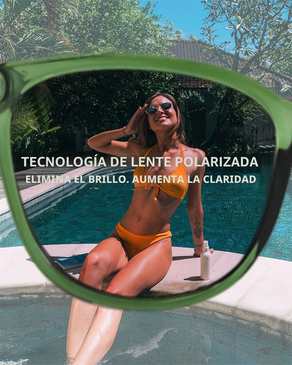FIMILU 2 paquetes de gafas de sol para mujer, lentes polarizadas co...