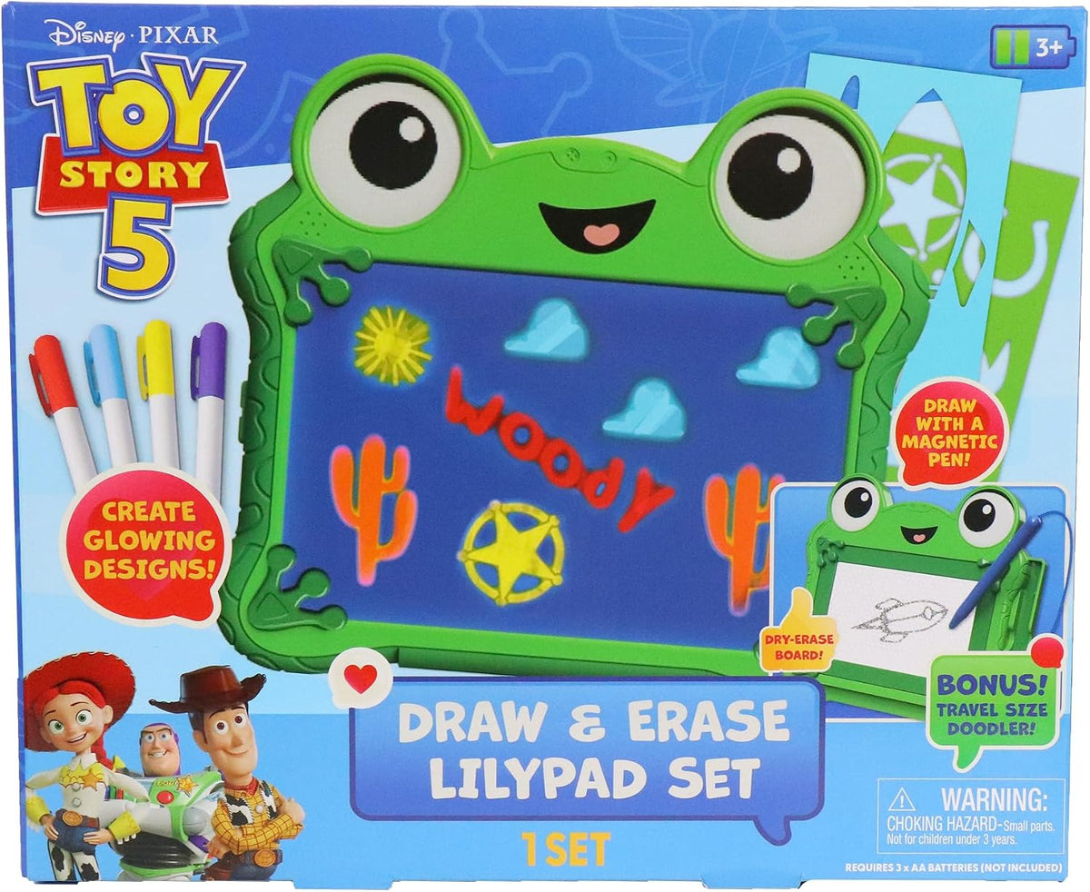 Disney Pixar Toy Story 5 Draw &amp; Erase Lilypad - Juego de tablil...