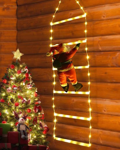 Toodour Luz LED de Navidad, luces decorativas de escalera de Navida...
