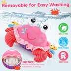 Tsomtto Musical Crawling Crab & Ocean Proyector giratorio Juguetes...