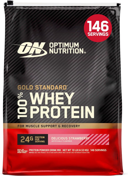 Optimum Nutrition Estándar dorado 100% Proteína de Suero de Leche e...