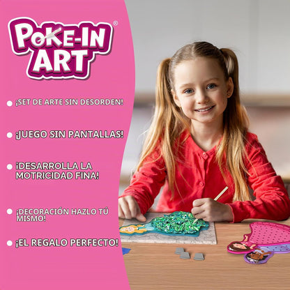 Skillmatics Poke-in Art Princesas mágicas, kit de manualidades de m...