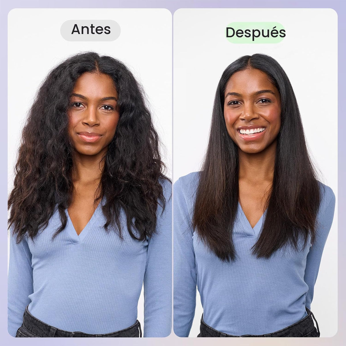 Plancha para cabello húmedo a liso Wavytalk, plancha alisadora con...
