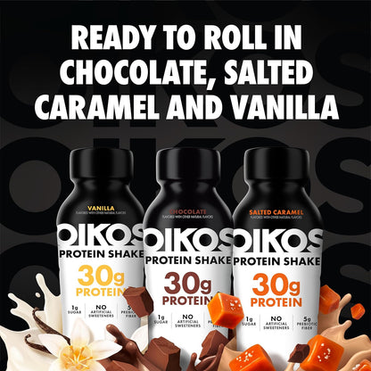 Oikos Batido de Proteína, Paquete de Variedad Exclusivo, Bebidas de...