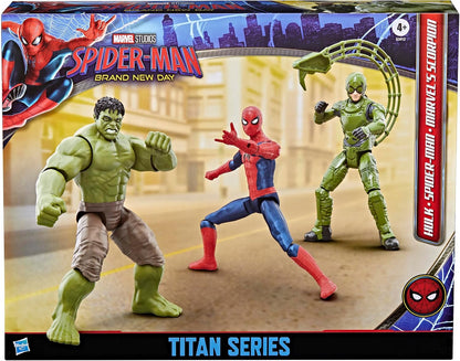 Marvel Spider-Man: Brand New Day Titan Series Spider-Man, Hulk, Mar...