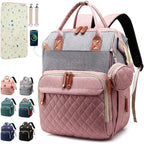SHITIESHOU Bolsa de pañales mochila para bebé, bolsa de pañales par...