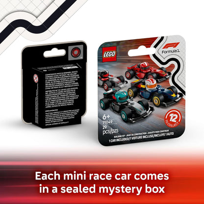 LEGO Coches de carreras coleccionables F1, paquete de 6 \u2013 Jueg...