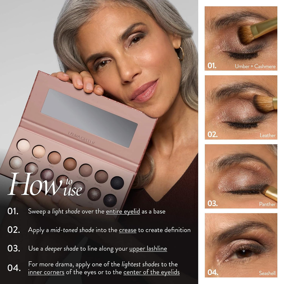 Paleta de sombras de ojos Laura Geller The Delectables Timeless Tones
