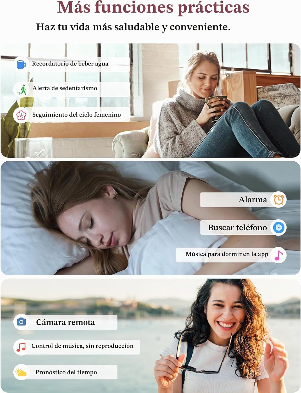 LODIMEKE Reloj inteligente, Alexa integrado, para responder\/hacer...