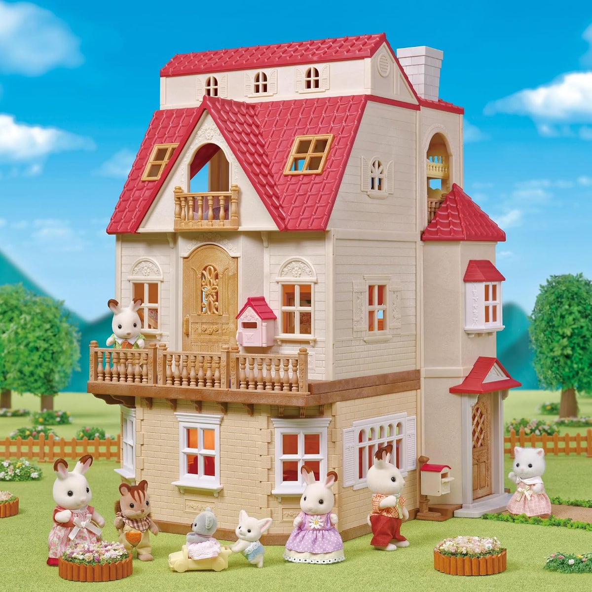 Calico Critters - Red Roof Home - Casa de campo - Edición de set de...