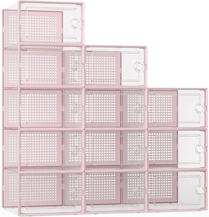 Kuject Cajas de almacenamiento de zapatos grandes, 12 unidades | Es...