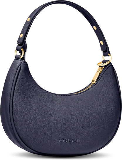 Bolsos Vantamo para mujer con forma de media luna con protección RF...