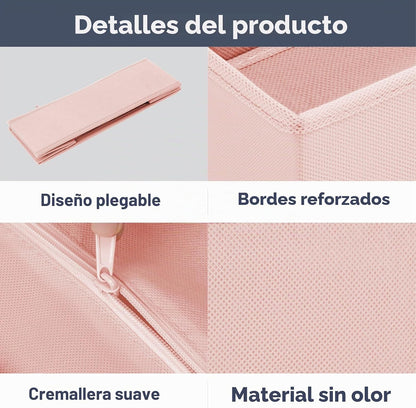 DIMJ Organizador de cajones para almacenamiento de ropa, paquete de...