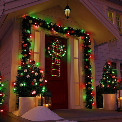 Toodour Luz LED de Navidad, luces decorativas de escalera de Navida...