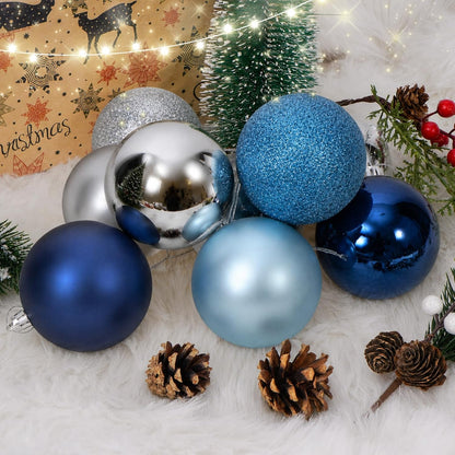 Adornos de bola de Navidad de 30 quilates, decoración de árbol de N...