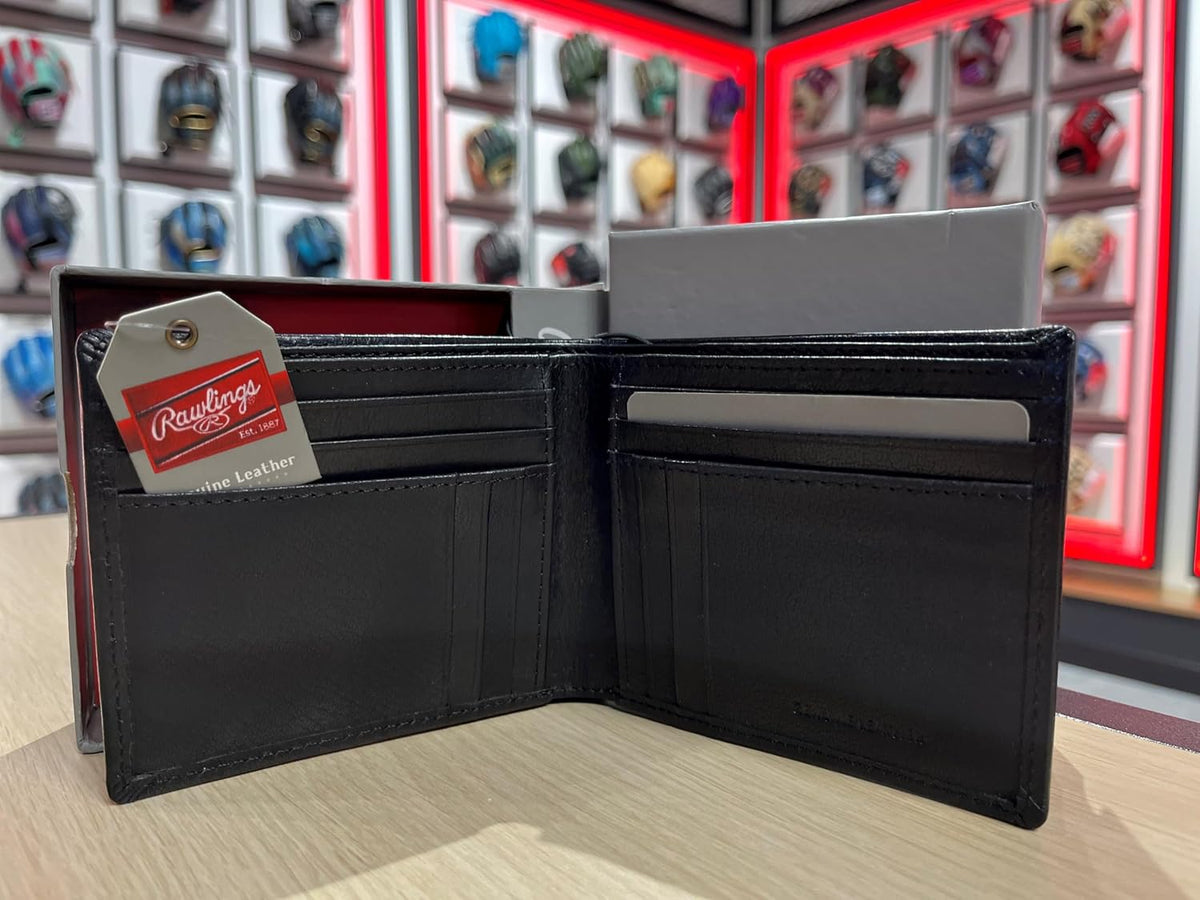 Rawlings | Colección de carteras plegables para hombre | Cuero Genu...