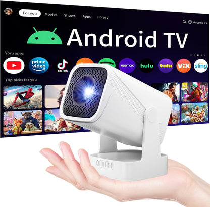 Mini proyector inteligente, proyector nativo 1080P con WiFi y Bluet...