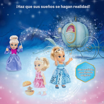 Disney Princess Cenicienta y Hada Madrina Juego de 8 piezas de muñe...