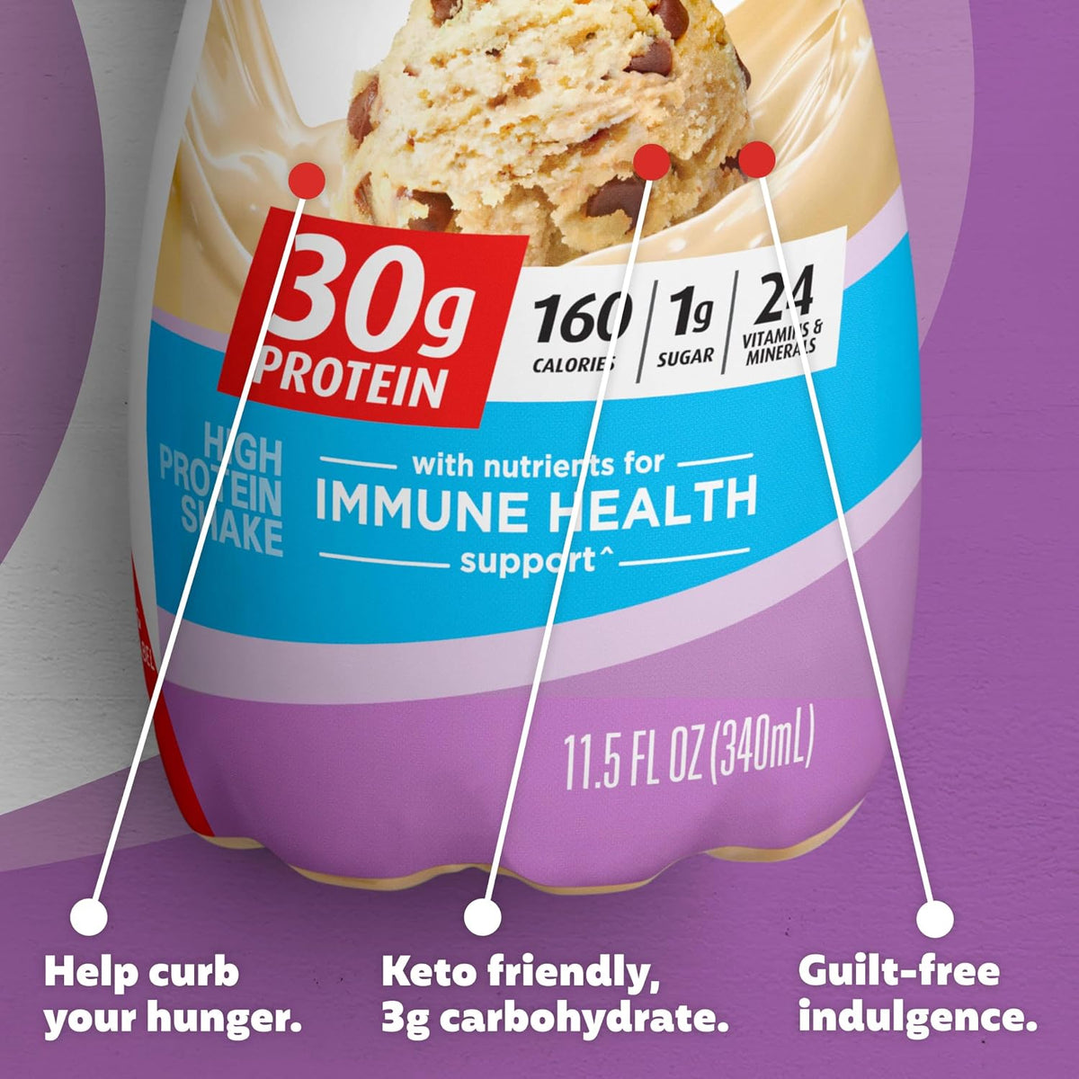 Premier Protein Batido, masa de galletas, 1.06 oz de proteína, sin...