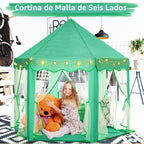 Monobeach Tienda de campaña de princesa para niñas, casa de juegos...