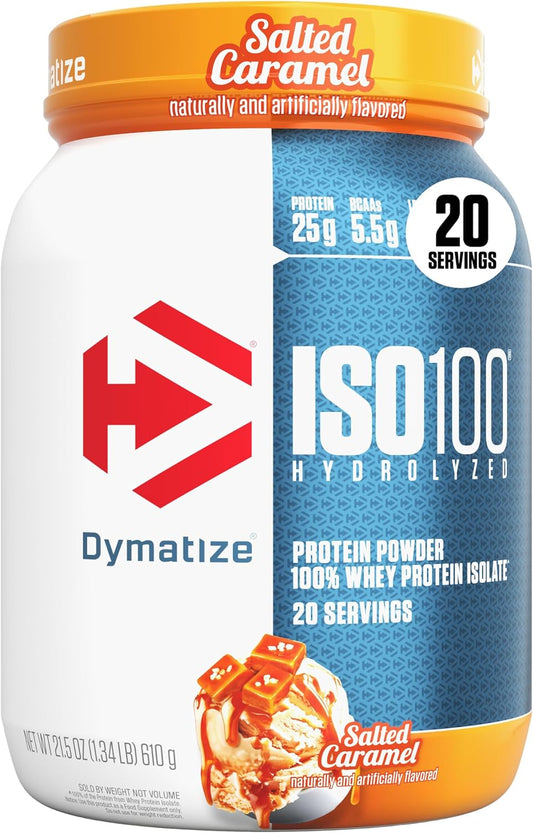 Dymatize Proteína en polvo ISO100, 100% aislado de suero de leche |...