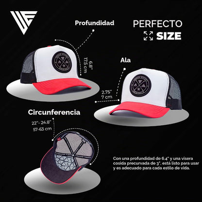 Urban Effort Trucker Hat para hombre – Gorra de béisbol con parte t...