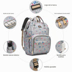 GAIVP - Mochila para pañales, bolsas de pañales para bebés, niñas y...