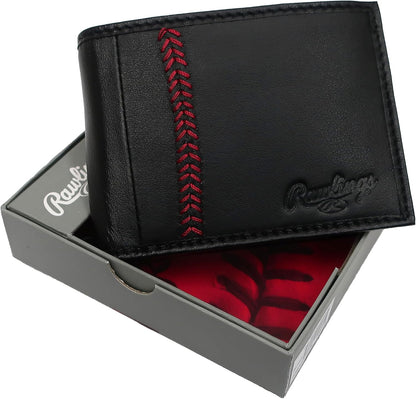 Rawlings | Colección de carteras plegables para hombre | Cuero Genu...