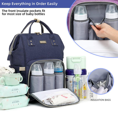 Mochila para pañales, bolsas de pañales para bebés, niñas y niños,...