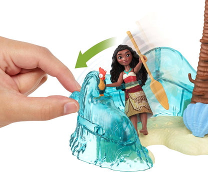 Mattel Disney Moana 2 Juguetes, Set de juego de aventura en la isla...