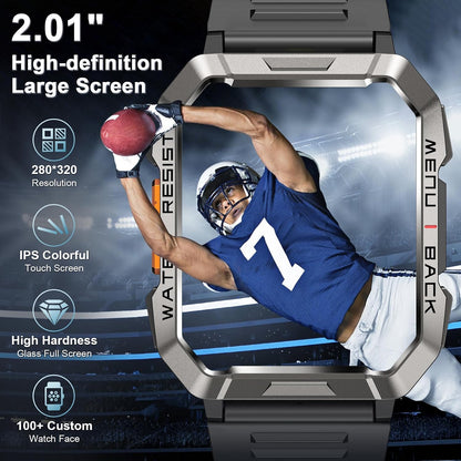 Reloj inteligente militar para hombre (respuesta\/hacer llamadas),...