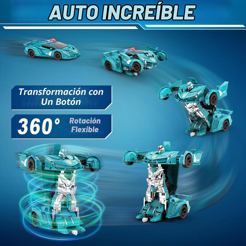FDJ Automóvil a control remoto \u2013 Robot de automóvil transforma...