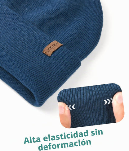 FURTALK Gorro para Hombres y Mujeres con Puños Tejido Grueso Unisex...