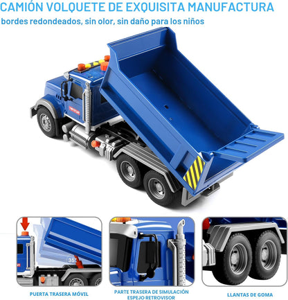 Dwi Dowellin - Camiones para niños de 3 a 5 años, camión volquete g...