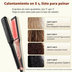 Plancha de pelo de cerámica de 1.75" de ancho para mujeres, pla...