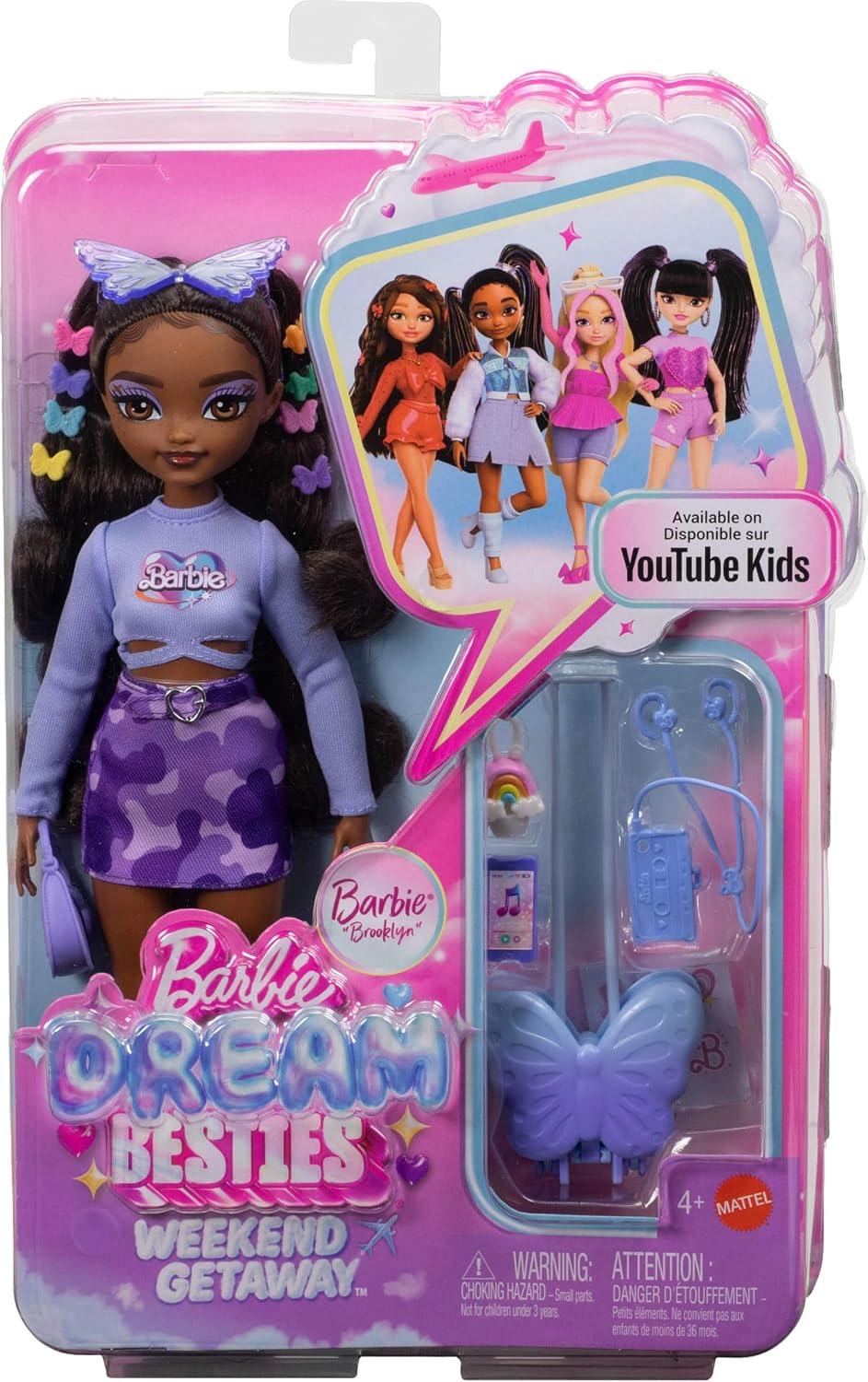 Barbie Dream Besties Weekend Getaway Brooklyn Muñeca y accesorios |...